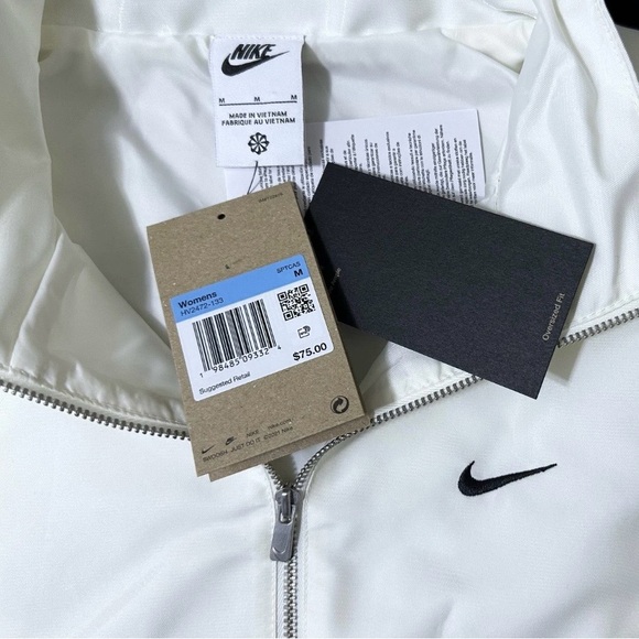 Nike Windrunner Shine Vest Zippered Pockets HV2472-133 Women's Size M - NWT - Picture 2 of 7